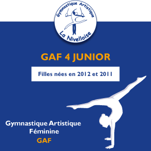 Illustration gymnastique artistique - GAF 4 Junior.